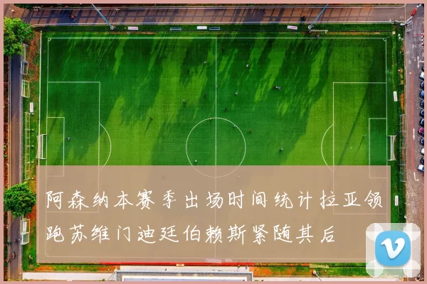 阿森纳本赛季出场时间统计拉亚领跑苏维门迪廷伯赖斯紧随其后
